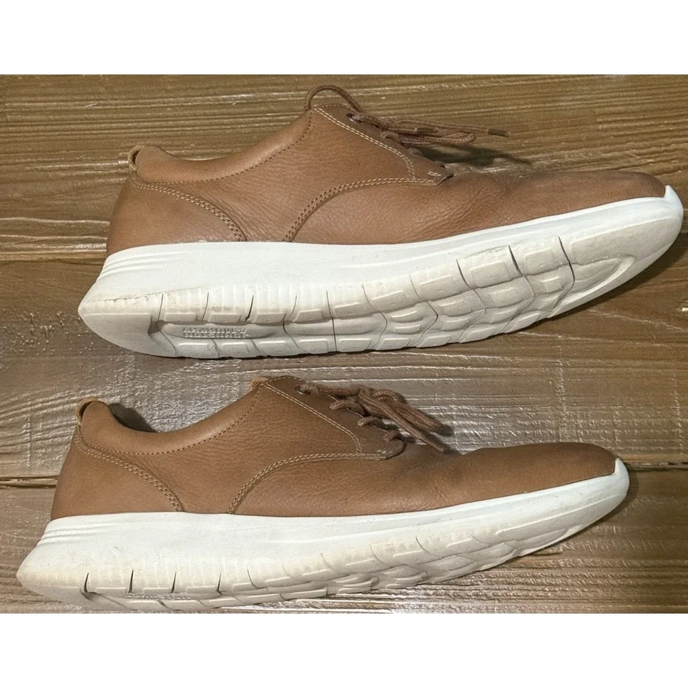 259156 PF50 AMHERST MENS SHOE 11 M TAN LEATHER LACE UP BY JOHNSTON & MURPHY‎